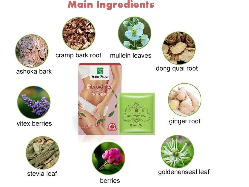 Fibroid tea women health and body Tea Health Slimming Weight Loss 2.5g*20 120g