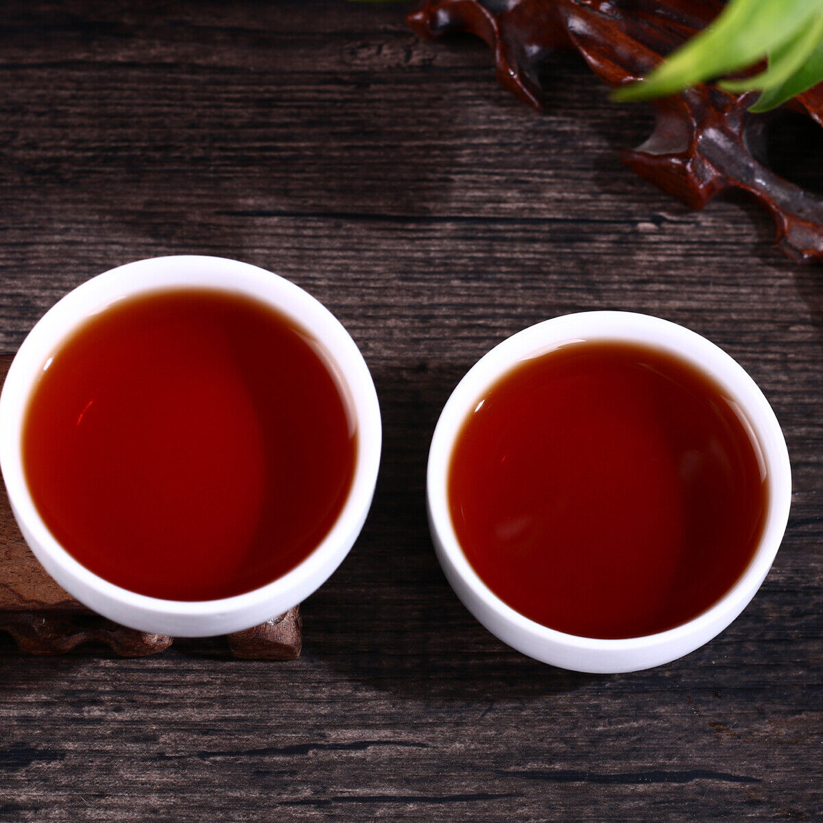 HelloYoung Pu erh Cooked Tea Yunnan Brown High Mountain Ecological Ripe Puer Tea Cake 200g