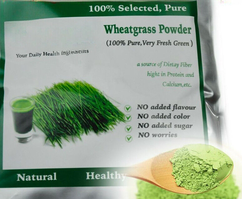HELLOYOUNG Pure Fresh Green Wheat Grass Powder 500G -100% Pure, Strong Flavour