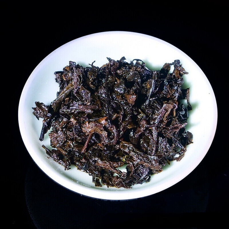 HelloYoung Big Leaf Pu'er Tea Cooked Cake Top Menghai Jujube Fragrant Pu'er Ripe Tea 357g