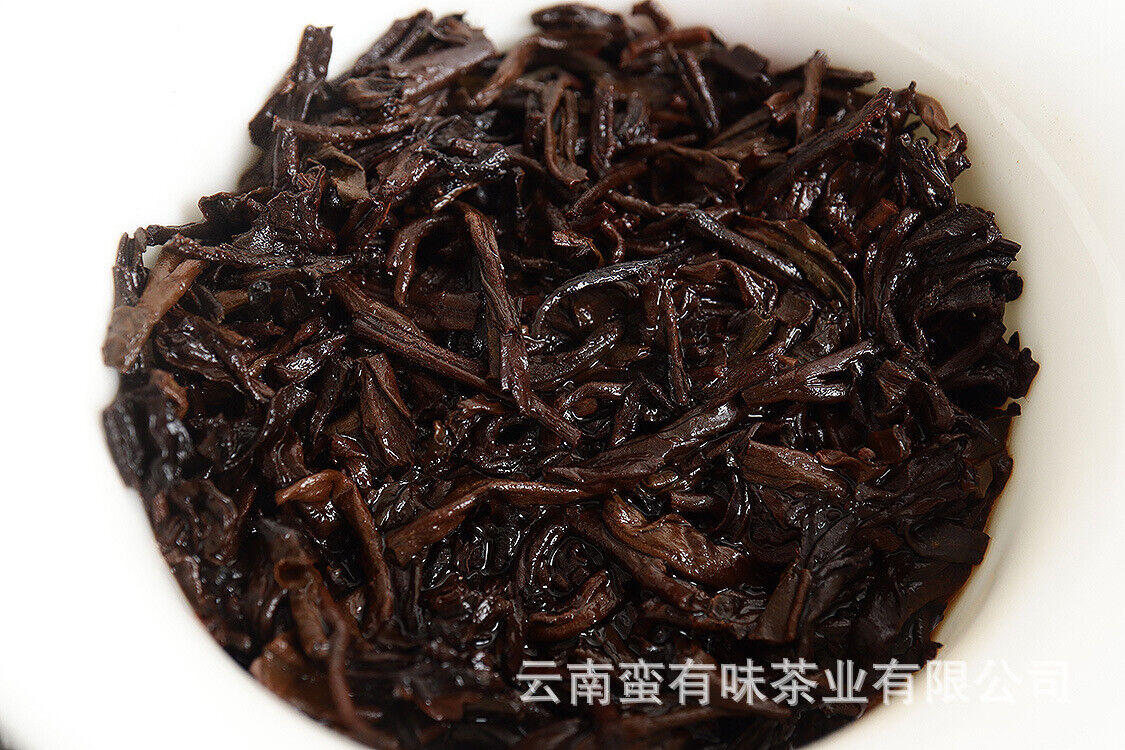 Yunnan Pu'er Tea Icelandic Ripe Dragon Pearl 8g Ripe Tea Thin Slices 500g