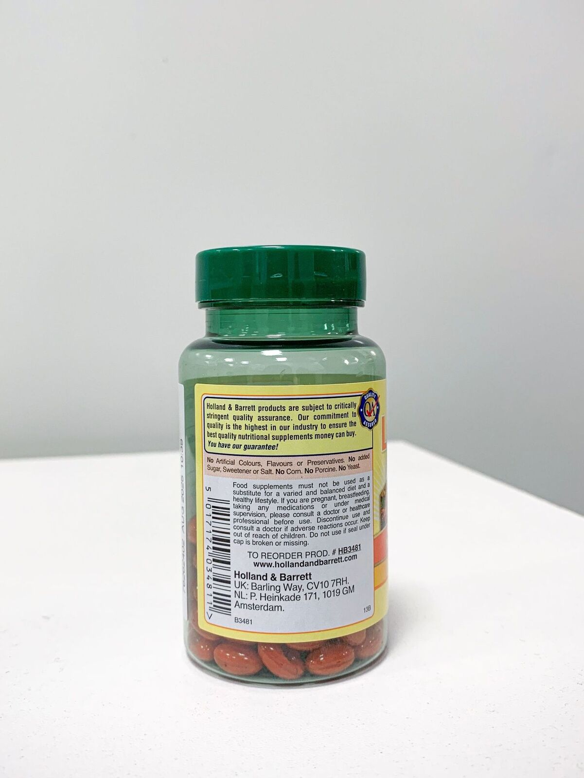 HB Holland Barrett Adult Lutein Capsules 100 Capsules 6mg