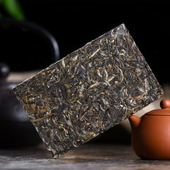 HelloYoung Ancient Tree Pu'er Health Care Green Tea Brick Yunnan Organic Pu-Erh Tea 250g