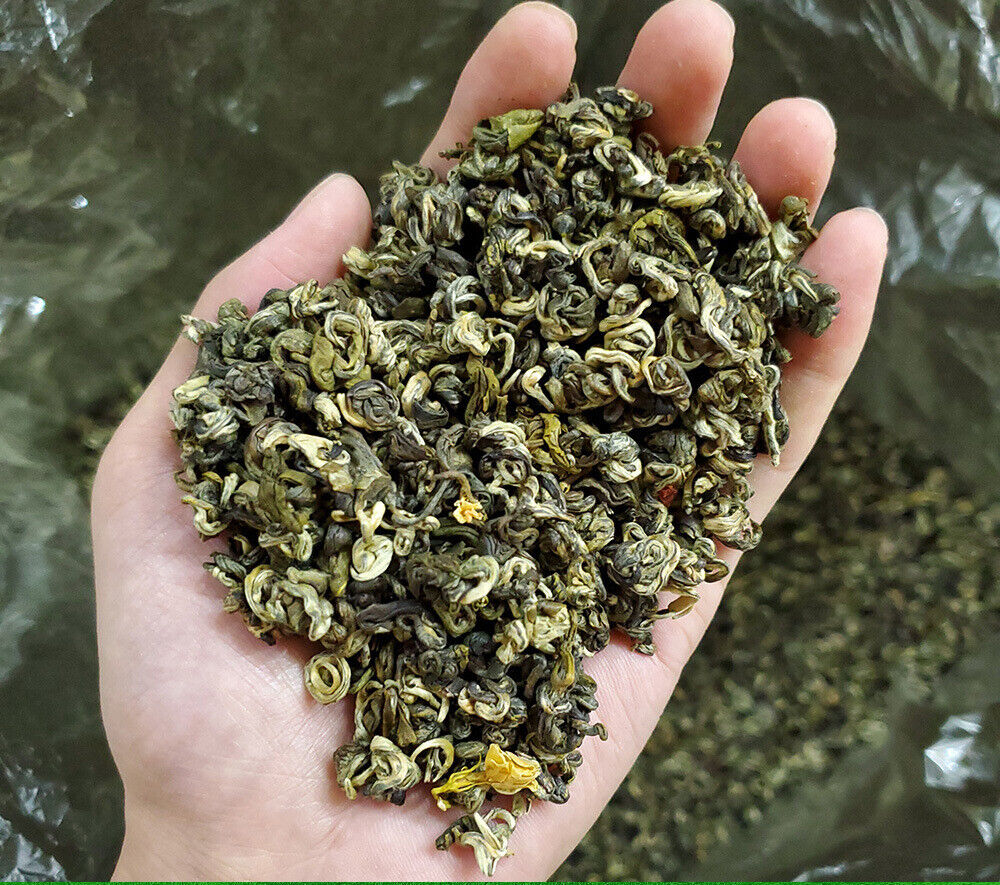 HelloYoung New Tea Jasmine Tea Silver Hair Small White Bud Biluochun Tea 500g/1.1lb