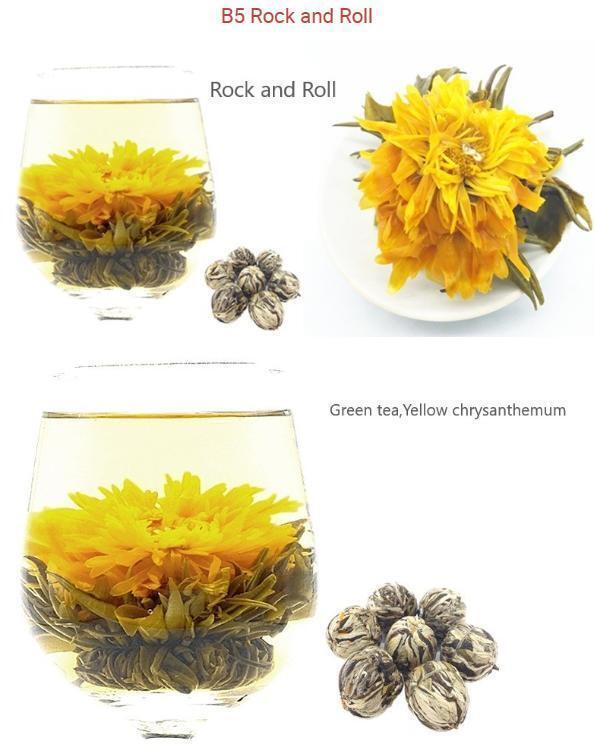 16Pcs Hot Sale Handmade Art Flower Blooming Tea Ball Beautiful Flowering Tea