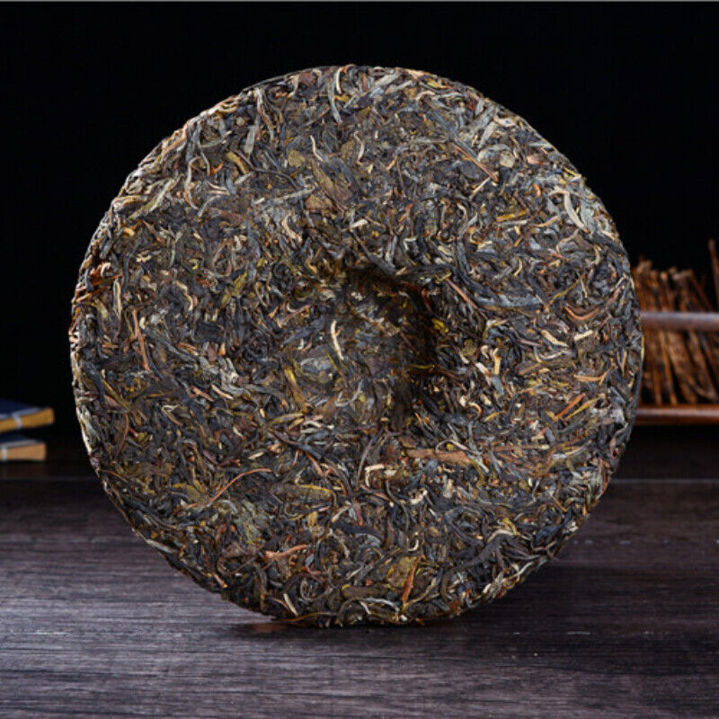 HelloYoung Lose Weight Puerh Cha Tea Cake Yunnan Nannuoshan Big Tree Pu-Erh Green Tea 357g