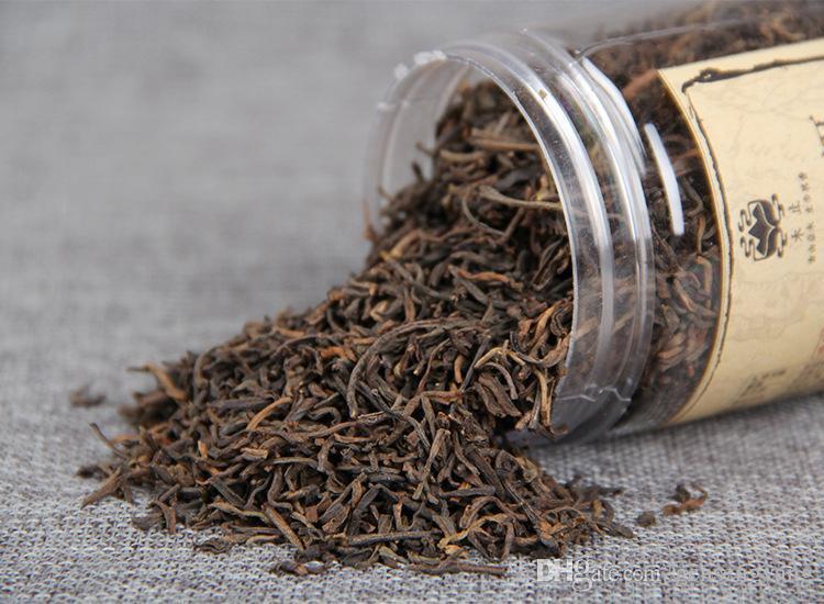 HelloYoung Small Canned Puer Ripe Tea Organic Black Tea Healthy Drink Yunnan Pu Erh Tea 80g