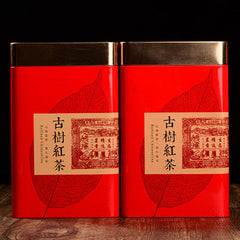 HelloYoung 500g Yunnan Dian Hong Tea Ancient Tree Organic Loose Leaf Black Tea Iron Canned