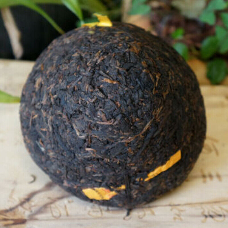HelloYoung Big Snowy Mountain Xiaguan Mushroom Shape Aged Pu-erh Tea Cooked Ripe Puer 250g