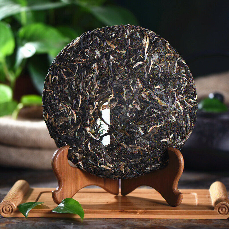 HelloYoung Specialty Tea Natural Big Tree Pu'er Green Tea Yunnan Pu-Erh Cha Tea Cake 357g