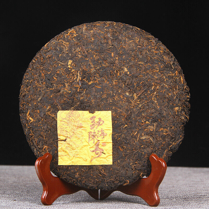 HelloYoung Health Care Premium Pu'er Black Tea 357g Yunnan Qizi Golden Bud Pu-erh Tea Cake