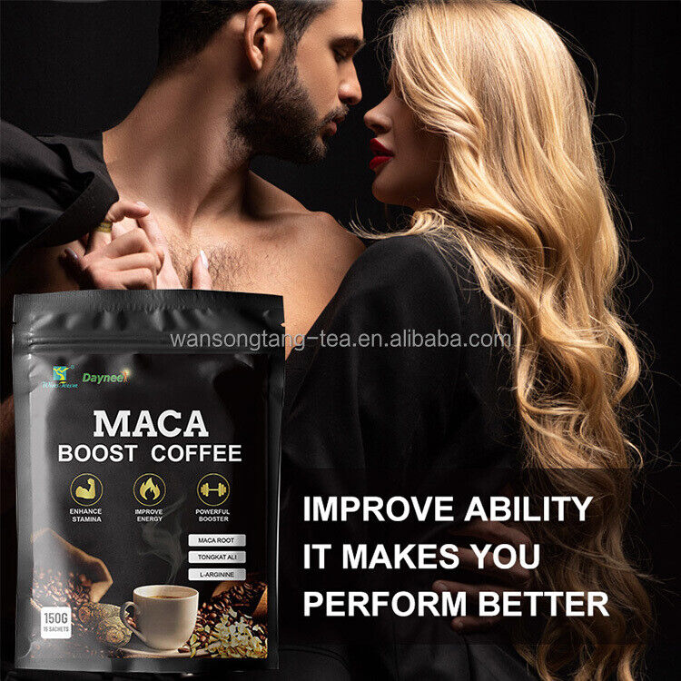 Maca Man Power Energy Extract Coffee Herbs Maca Coffee for Men Chocolate