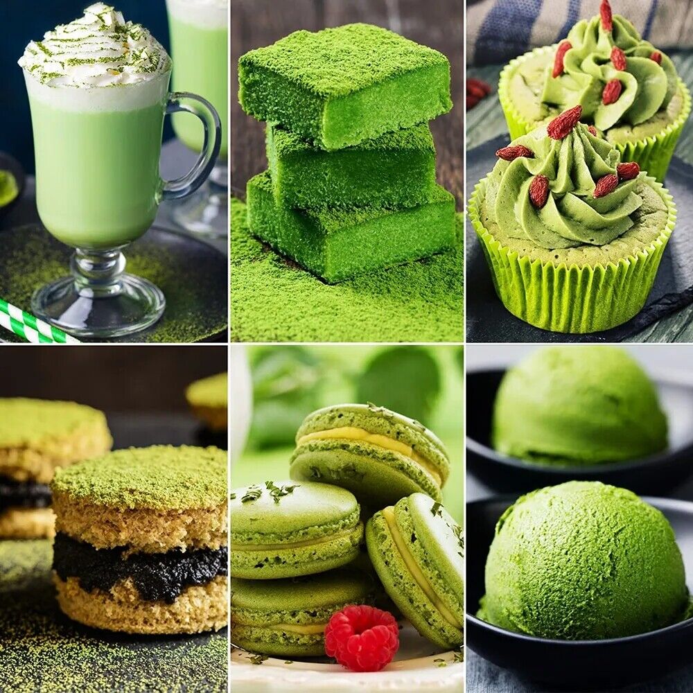 250g/8.8oz Organic Pure Instant Matcha Powder DIY Dessert Slimming Products