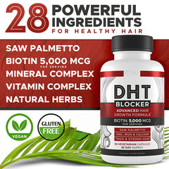 DHT-Blocker mit Biotin - Haarwachstum und Wachstum neuer Follikel Sägepalme