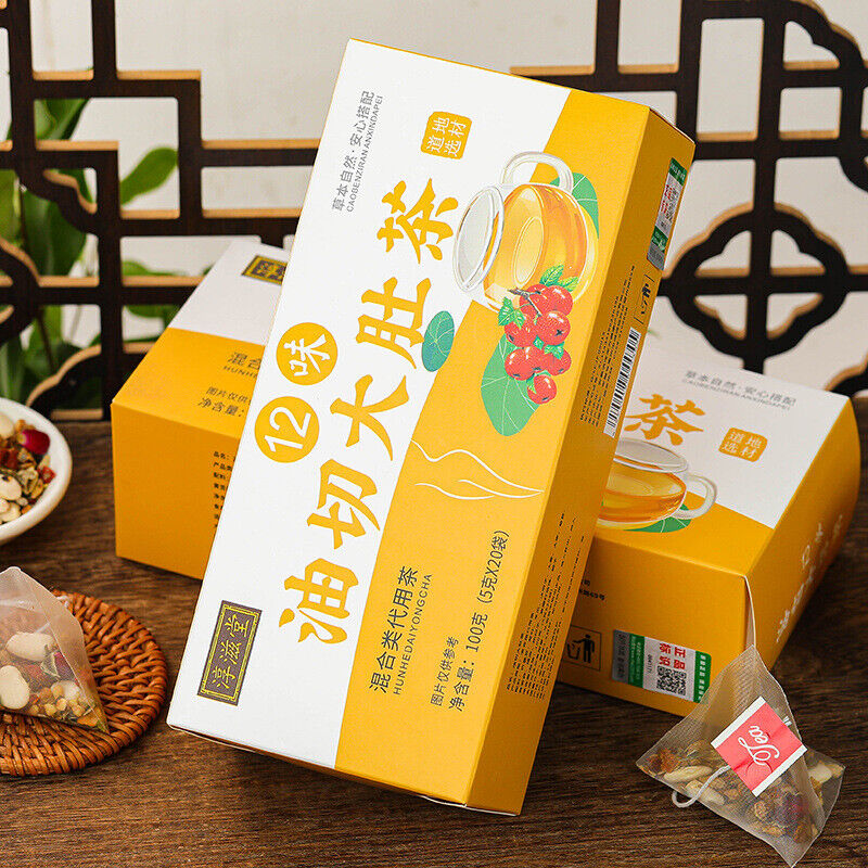 100g 29 flavors oil-cut potbelly tea ingredients combination non-fat stream tea