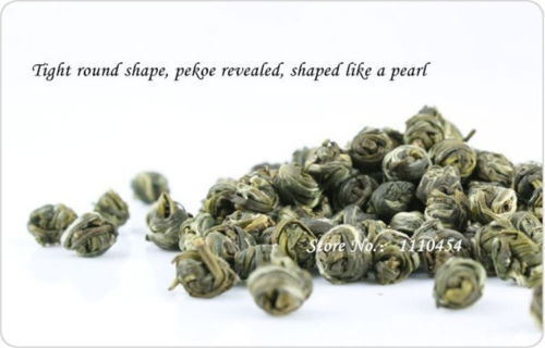 HelloYoung 100g Hardcover Scented Tea Jasmine Pearl Flower Tea Organic Green Healthy Drink