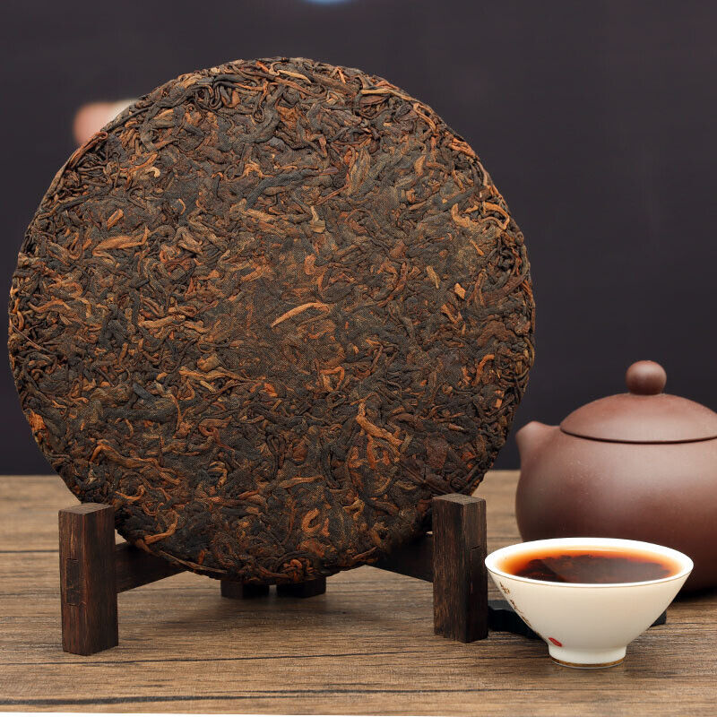 Pu'er Tea Cake Charm 357g Pu-er Ripe Tea Menghai Puerh Tea Ripe Tea