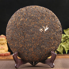 HelloYoung 380g Organic Cooked Tea Top Menghai Big Tree Pu'er Tea Slimming Black Tea 勐海陈香