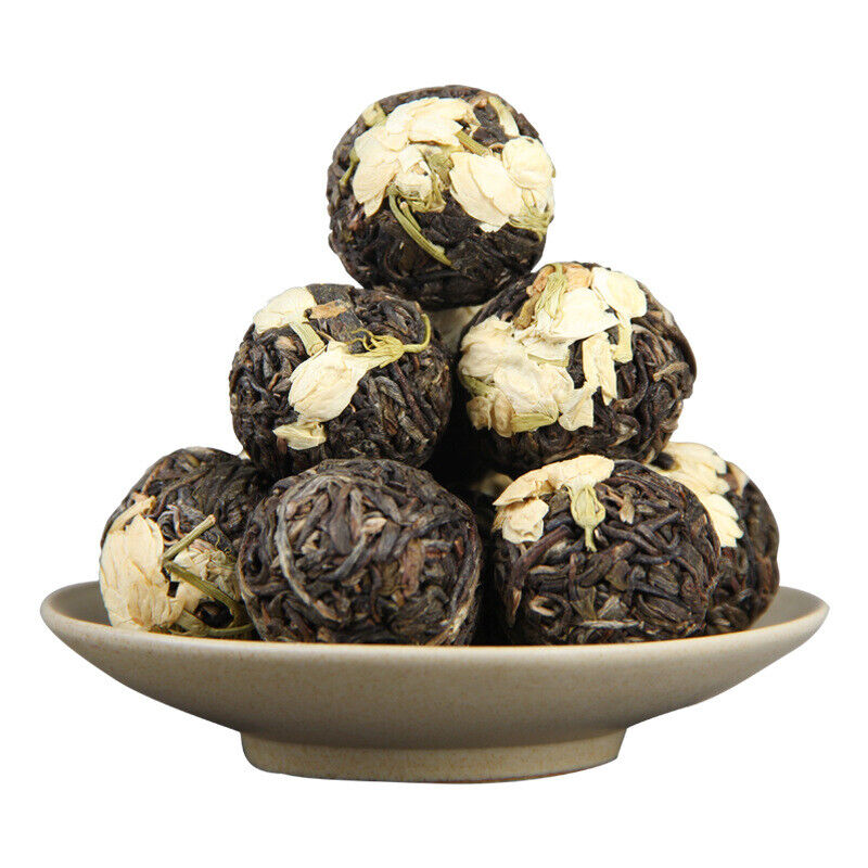 HelloYoung Jasmine Pu'er Dragon Ball Yunnan Cha Tea Ancient Tree Flower Pu-erh Tuocha 500g