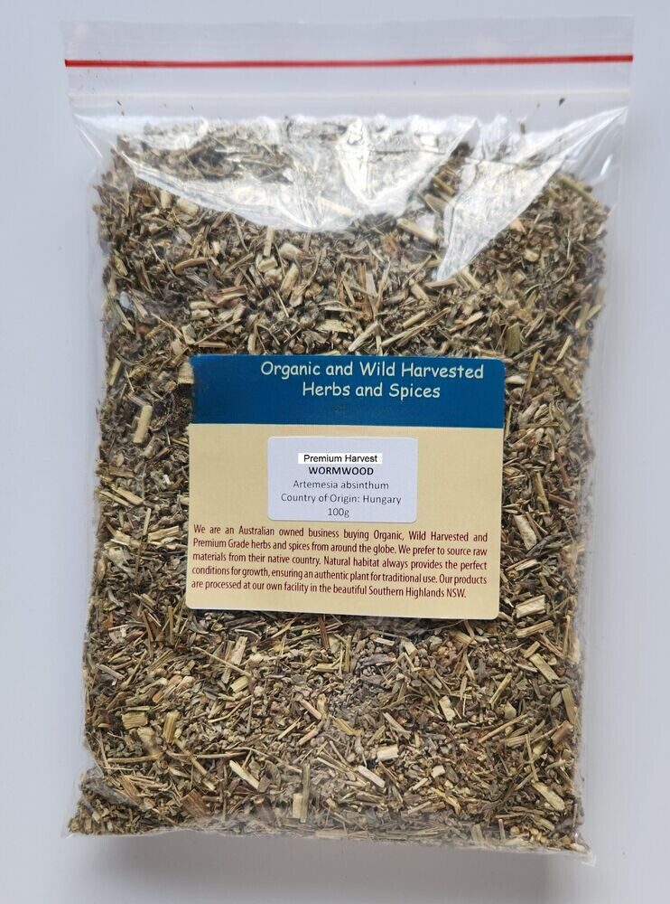 Tisane d'absinthe PREMIUM 100g Artemisia absinthium herbe séchée