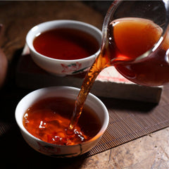 HelloYoung Health  Top-Grade Pu'er Ripe Tea Bricks Yunnan Aged Pu-Er Black Tea 250g