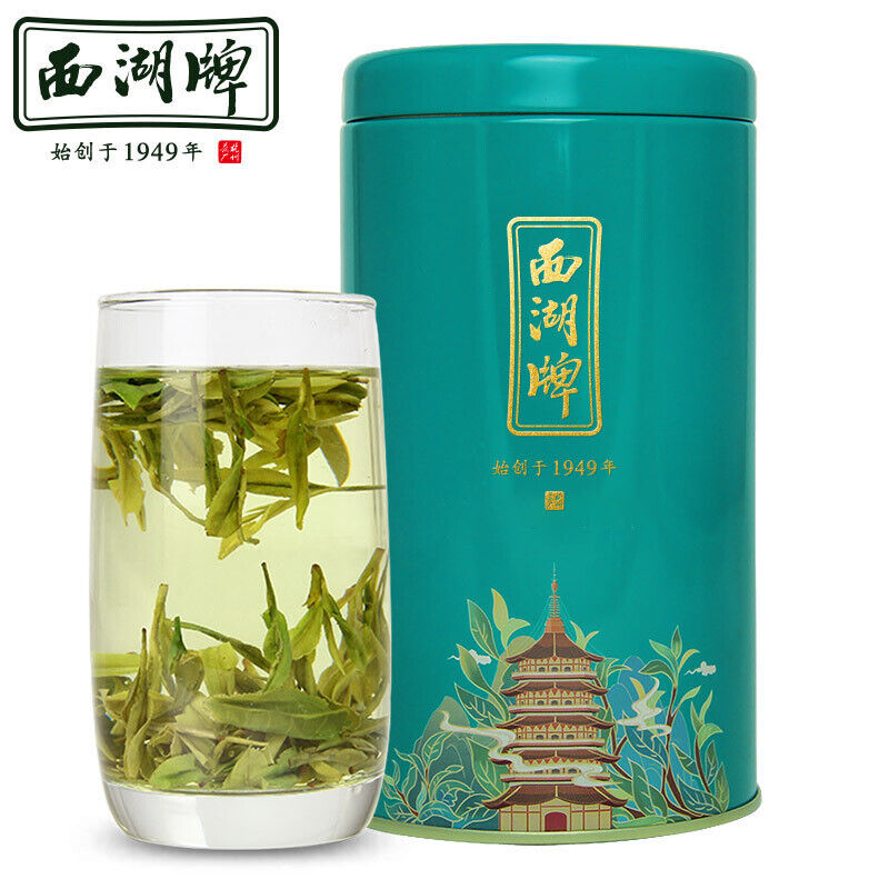 West Lake AuthenticLongjing Tea with Strong Fragrance Single Can 50g