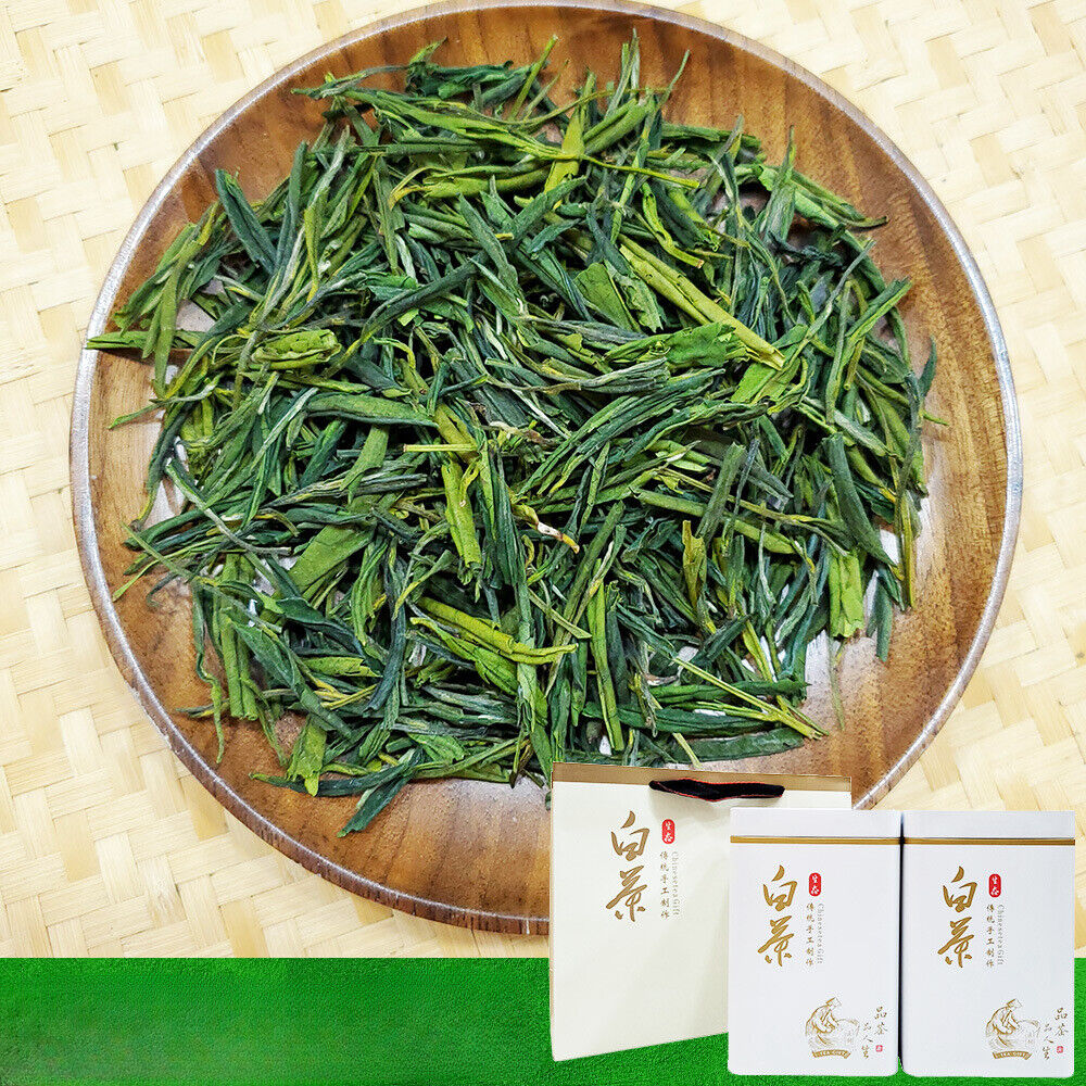 HelloYoung New Tea White Tea Green Tea Mao Feng Type White Leaf Tea Tin 500g/1.1lb