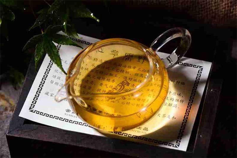 HelloYoung Pu-erh tea Cha tea Pure ancient trees Puerh tea Classic wild field incense 357g