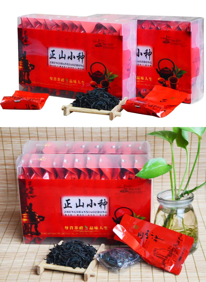 HelloYoung 2023 Black Tea Wuyishan Lapsang Souchong Tea Tongmu Guan Zhengshanxiaozhong 250g