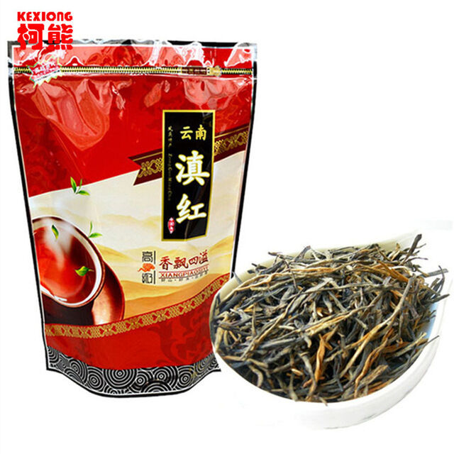 HelloYoung Topgrade Dian Hong Famous Yunnan Black Tea Dianhong TEA 58 Series Black Tea 250g