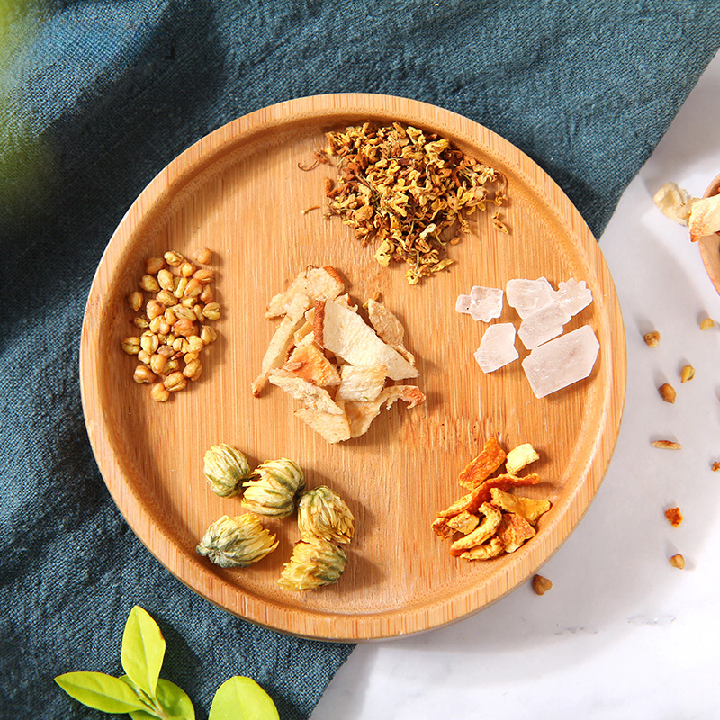 HelloYoung Osmanthus Snow Pear Tea Tartary Buckwheat Rock Sugar Snow Pear Chrysanthemum Tea