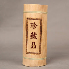 HelloYoung Bamboo Tube Iceland Ancient Tree Puer Tea Healthy Drink Yunnan Pu Erh Tea 500g