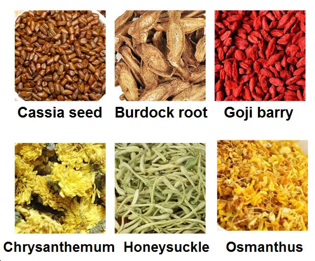 Chinese Chrysanthemum Medlar Tea Health Herbal Tea Liver Cleansing Detox Tea