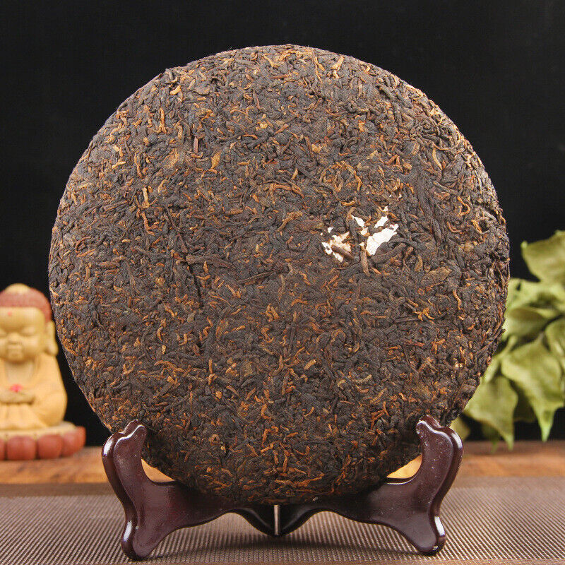 HelloYoung Organic Pu'er Tea Black Tea Top-grade Cooked Tea Menghai Big Tree 380g 勐海陈香
