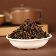 500g Yunnan Puerh Tea 2018 Menghai Ancient Tree Golden Bud Loose Tea Cooked Tea