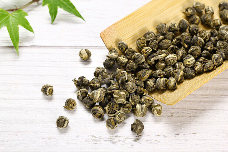 HelloYoung Premium King Grade Chinese Health Jasmine Dragon Pearl Organic NEW100% Green Tea