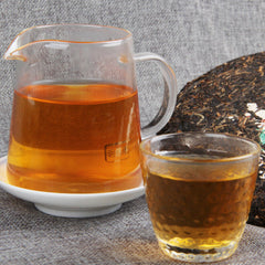 HelloYoung Health Care Organic Big Leaf Pu-erh Green Tea Cake Yunnan Old Pu'er Cha Tea 400g