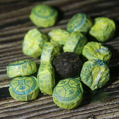 HelloYoung Yunnan Tuocha Tea Chrysanthemum Aroma Ripe Mini Pu Erh Tuo Cha Tea Laocang