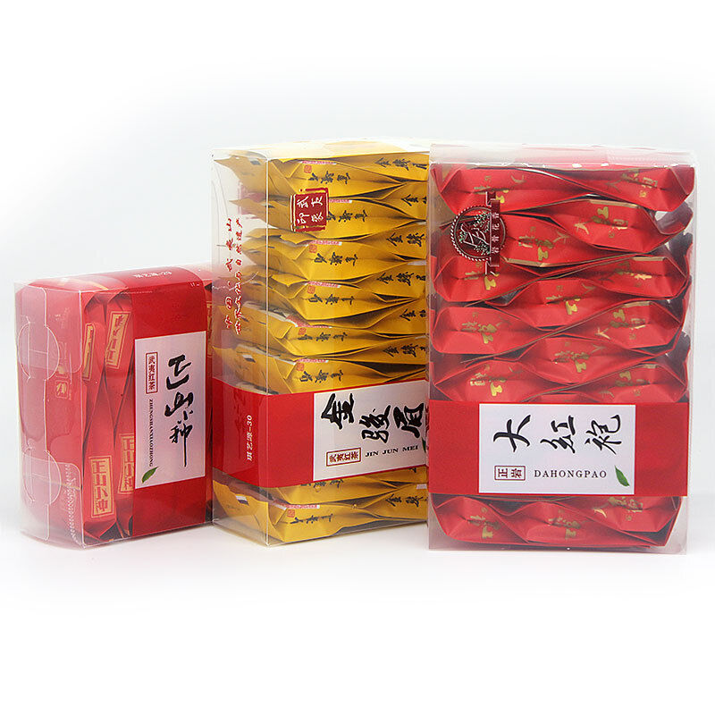HelloYoung JinJunMei Zheng Shan Xiao Breed Black Tea Dahong Pao Oolong Jasmine Tea Bags 40g
