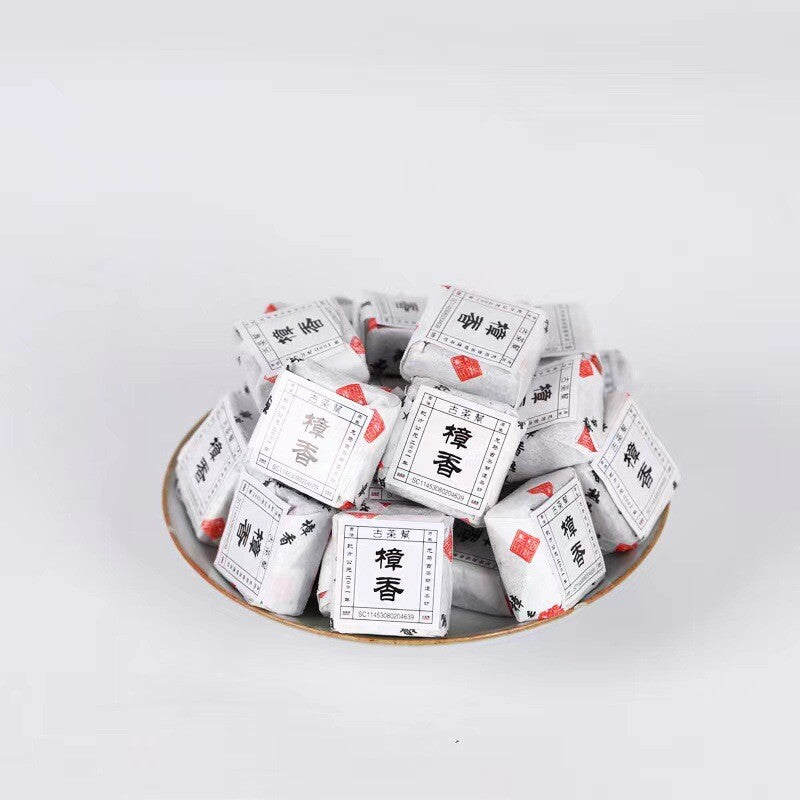 500g Yunnan Small Square Brick Pu'er Tea Banzhang Brick Tea Aged Pu'er