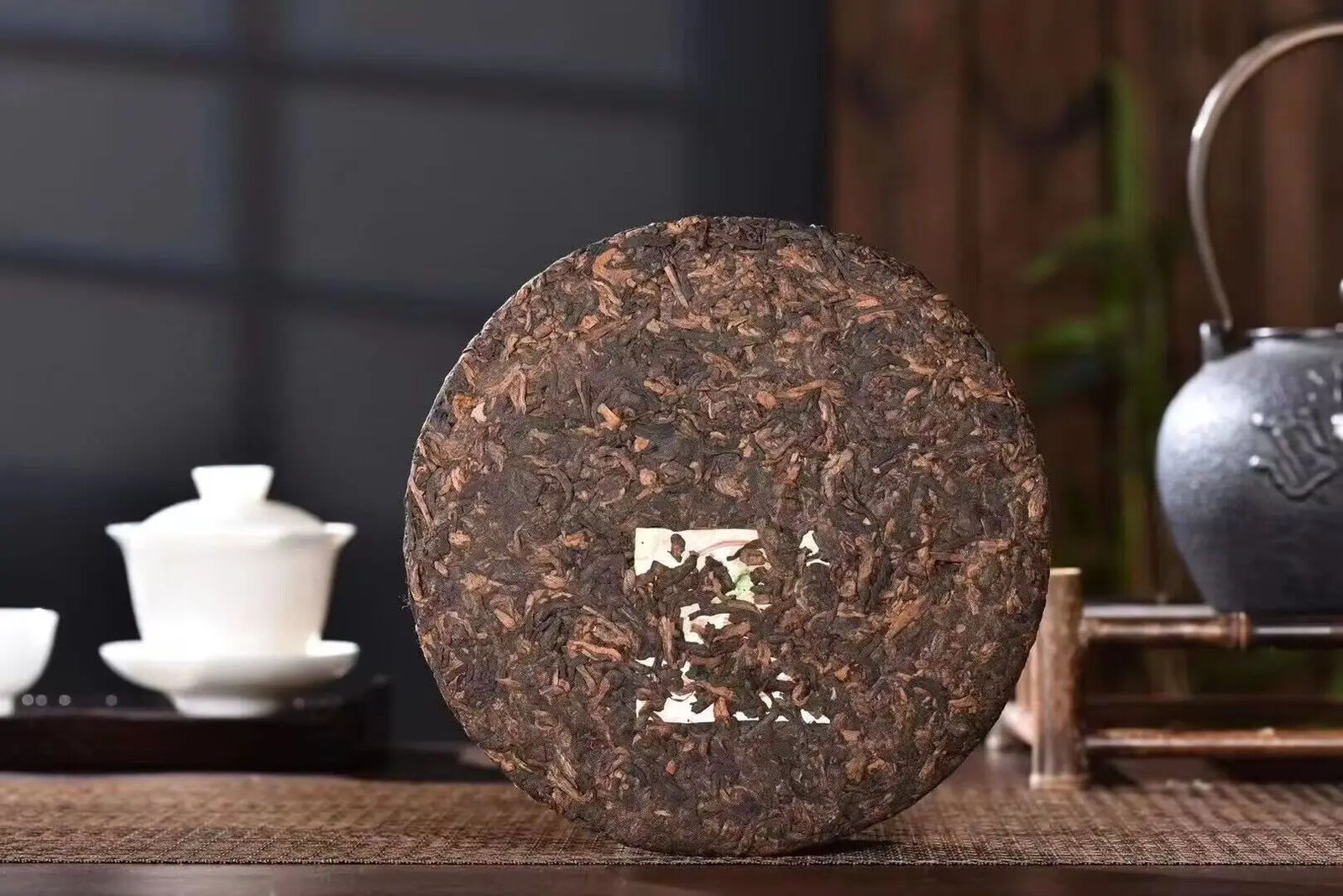 Yunnan Raw Puer Tea Cake 357g Laobanzhang Unfermented Puerh Qi Zi Bing Cha