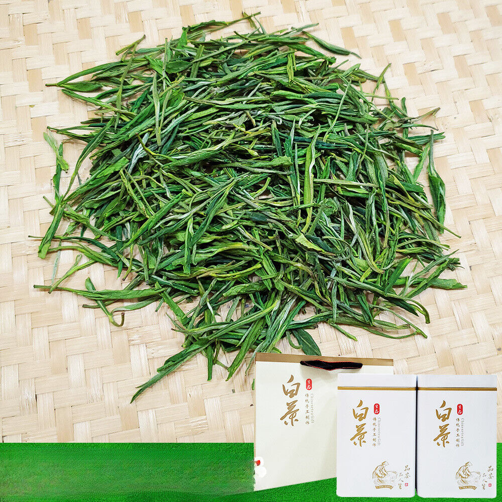 HelloYoung New Tea White Tea Green Tea Mao Feng Type White Leaf Tea Tin 500g/1.1lb