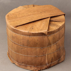 HelloYoung Handmade Bamboo Basket Yunnan Ripe Pu-erh Tea Packing GiftCooked Puerh Tea 500g