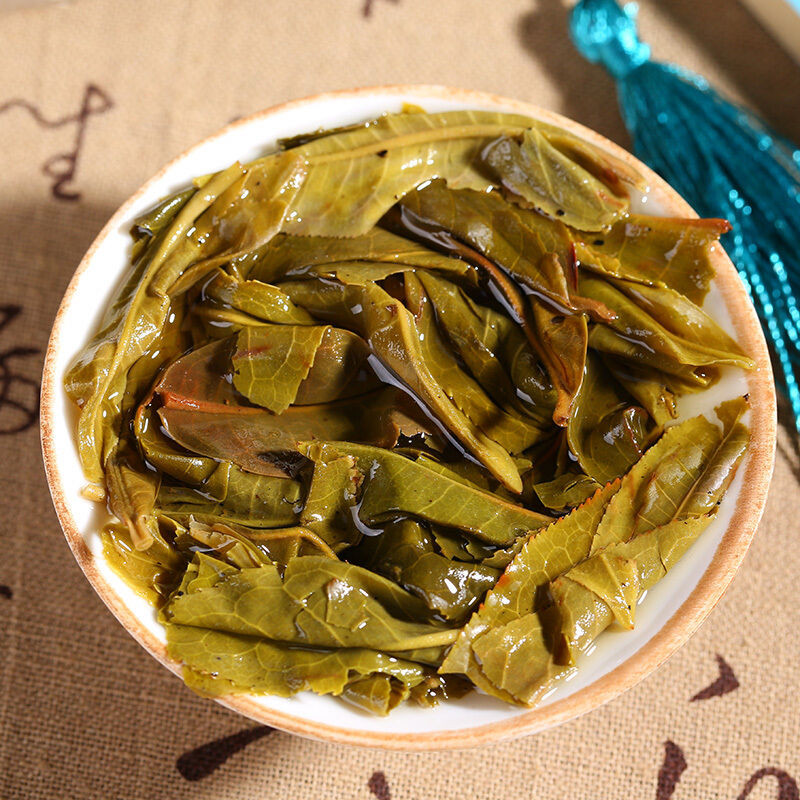HelloYoung Chinese Natural Handmade Raw Pu-Erh Tea 357g Organic Yunnan Menghai Puer Tea