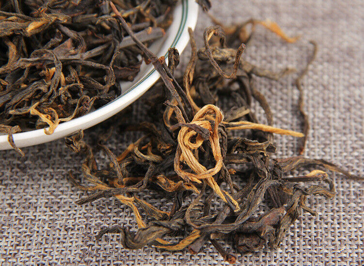 HelloYoung Yunnan Black Tea DianHong Tea Strong Fragrance Fengqing KungFu Mao Feng 3.52oz