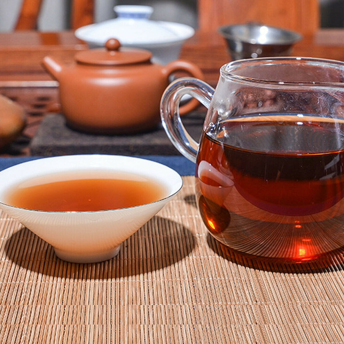 HelloYoung 357g Top Grade Ripe Pu erh Tea Yunnan Palace Tea Collection Puer Cooked Tea Cake