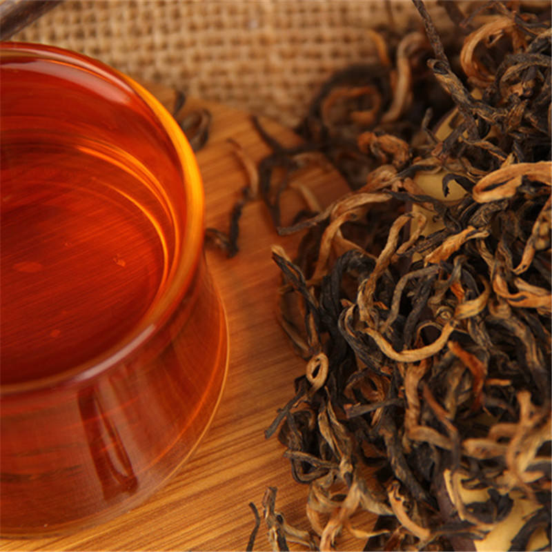 HelloYoung Crested Early Spring Honey Rhyme Gold Screw China Kunming Dianhong Tea Black Tea
