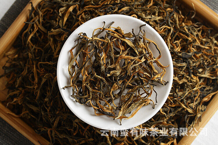 HelloYoung 500g Yunnan Fengqing glutinous Yunnan black tea KungFu black tea One bud MaoFeng