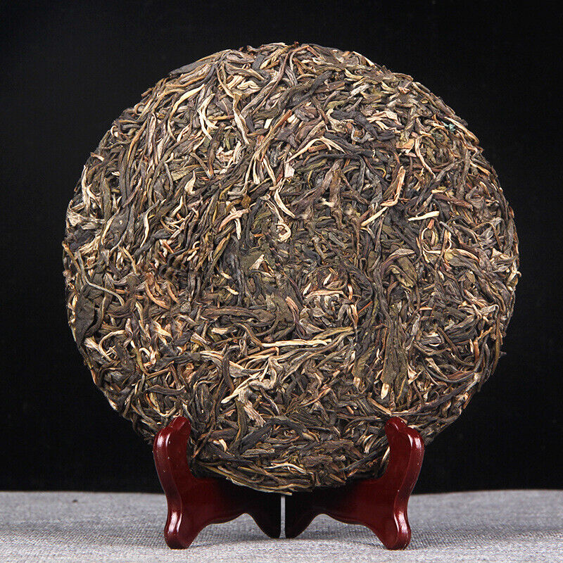 HelloYoung 357g Yunnan Puer Raw Tea 普洱生茶 古六大茶山之首革登青饼早春古树茶生普357g