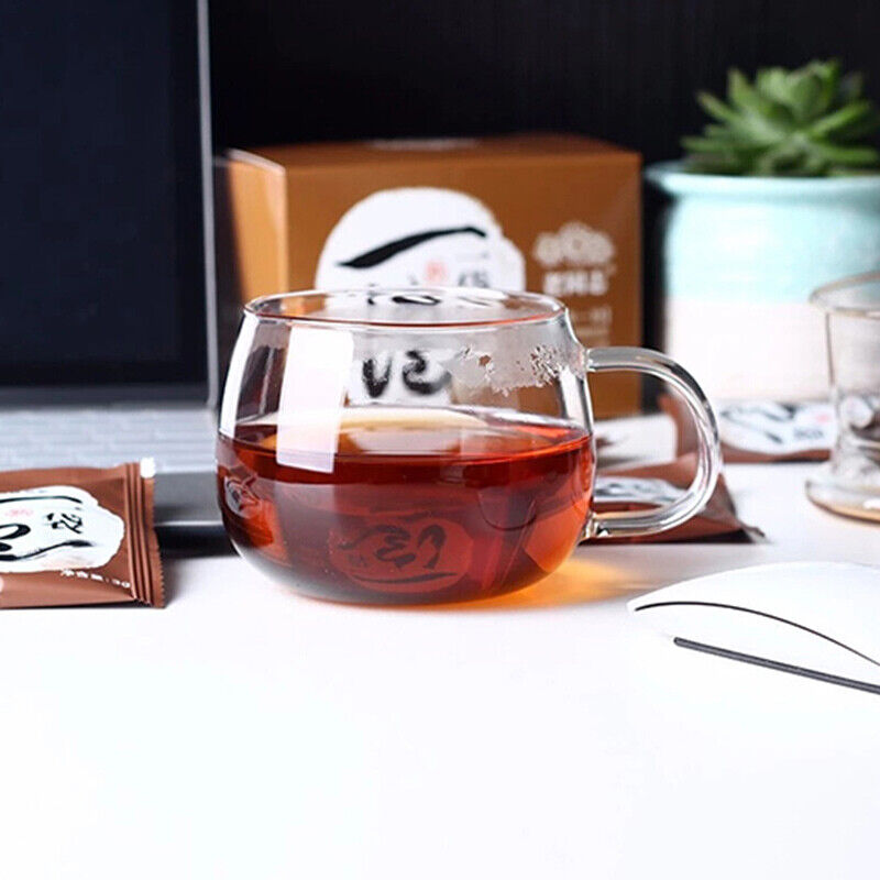 HelloYoung Lao Tong Zhi Ripe Puer Tea Bag Fast Brewing Haiwan Top-grade Puer Tea 15Bags/Box